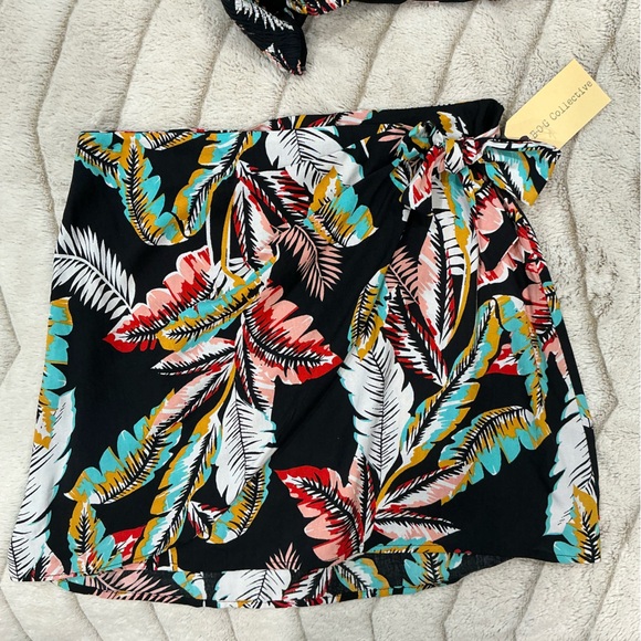 NWT Band of Gypsies Black Tropical 2 Piece Set - Picture 4 of 12